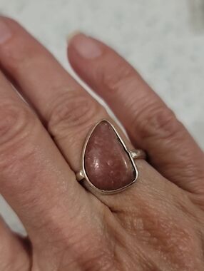 Sterling And Genuine Stone Ring